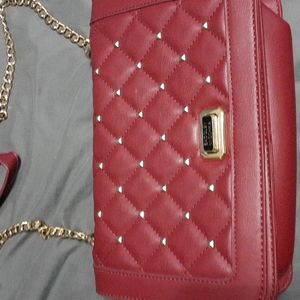 Crossboddy bag, wine red